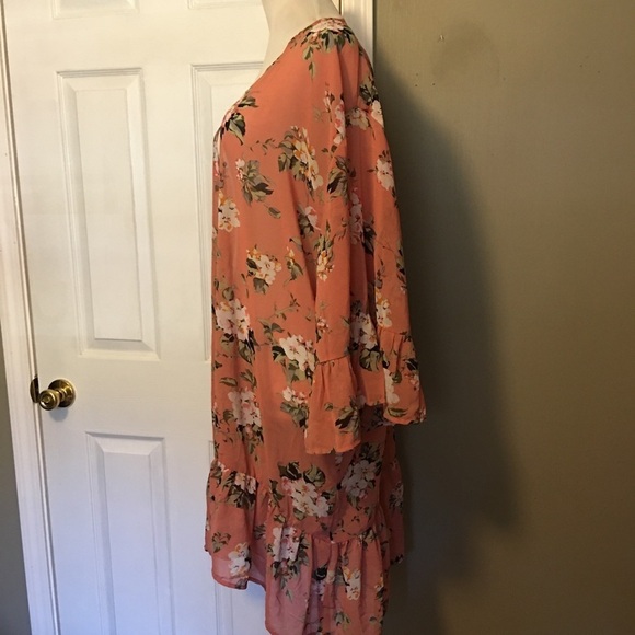 Southern Stitch Floral Kimono - Picture 4 of 6